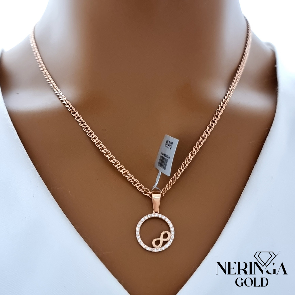Rose gold pendant #68388