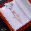 Rose gold cross pendant #68501