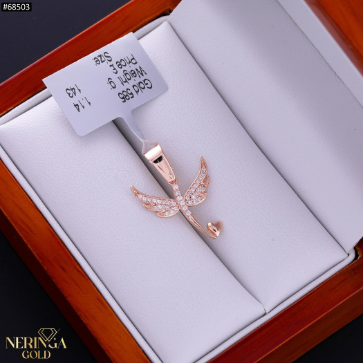 Rose gold pendant #68503