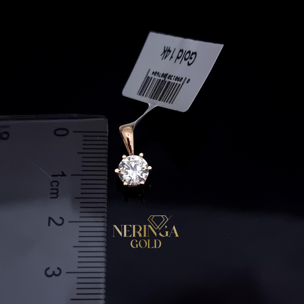 Rose gold pendant #68626