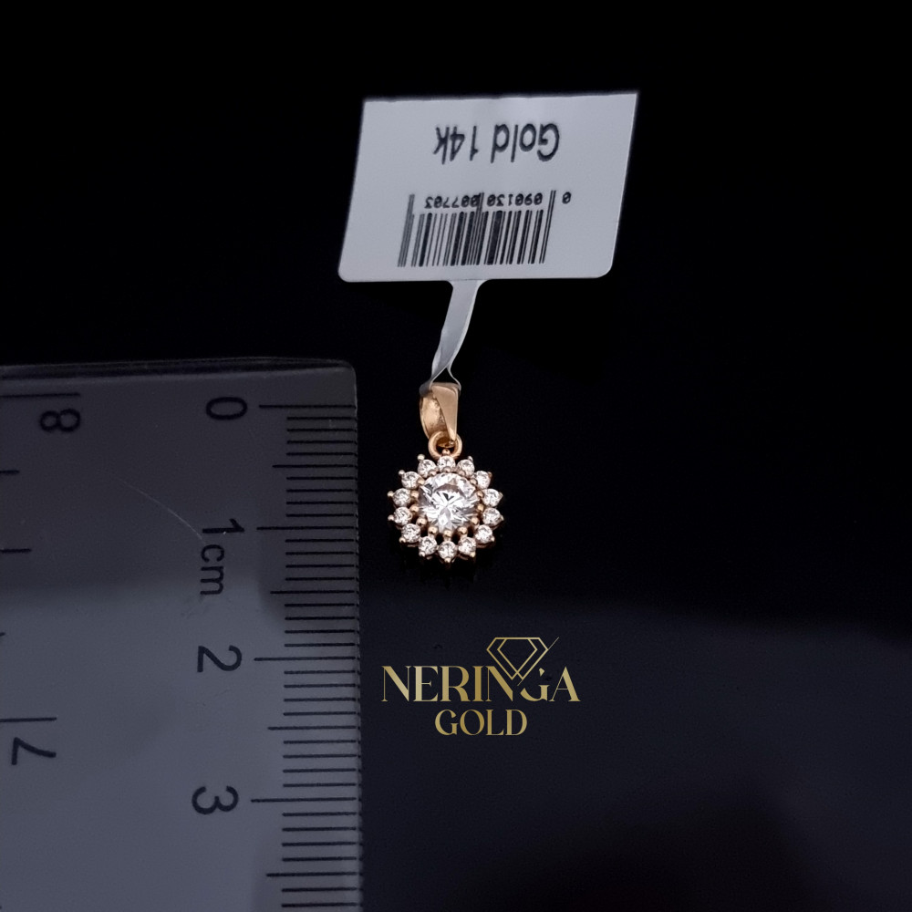 Rose gold pendant #68627