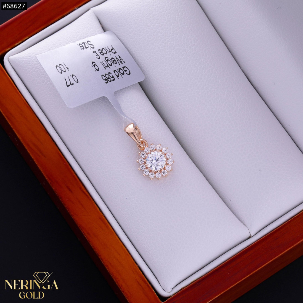 Rose gold pendant #68627