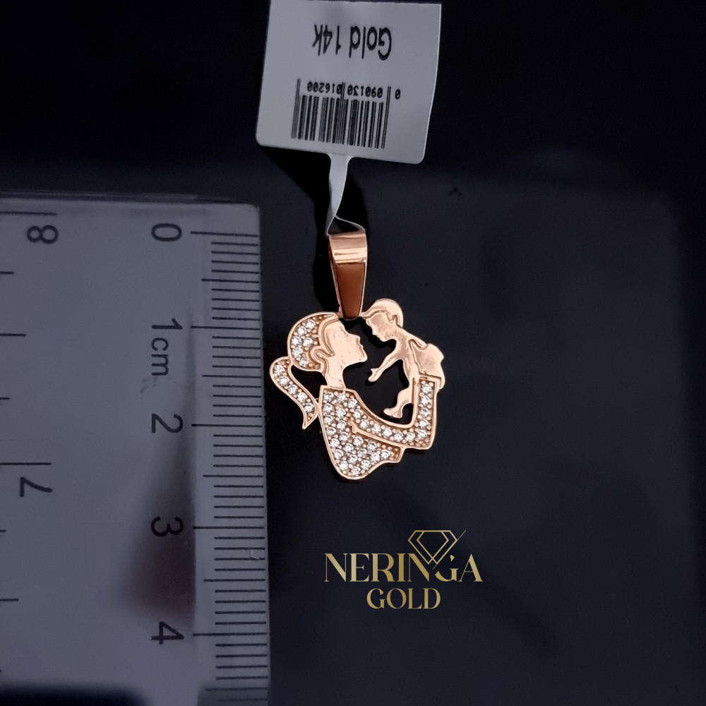 Rose gold pendant #68736