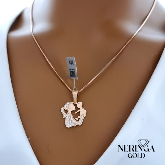 Rose gold pendant #68736