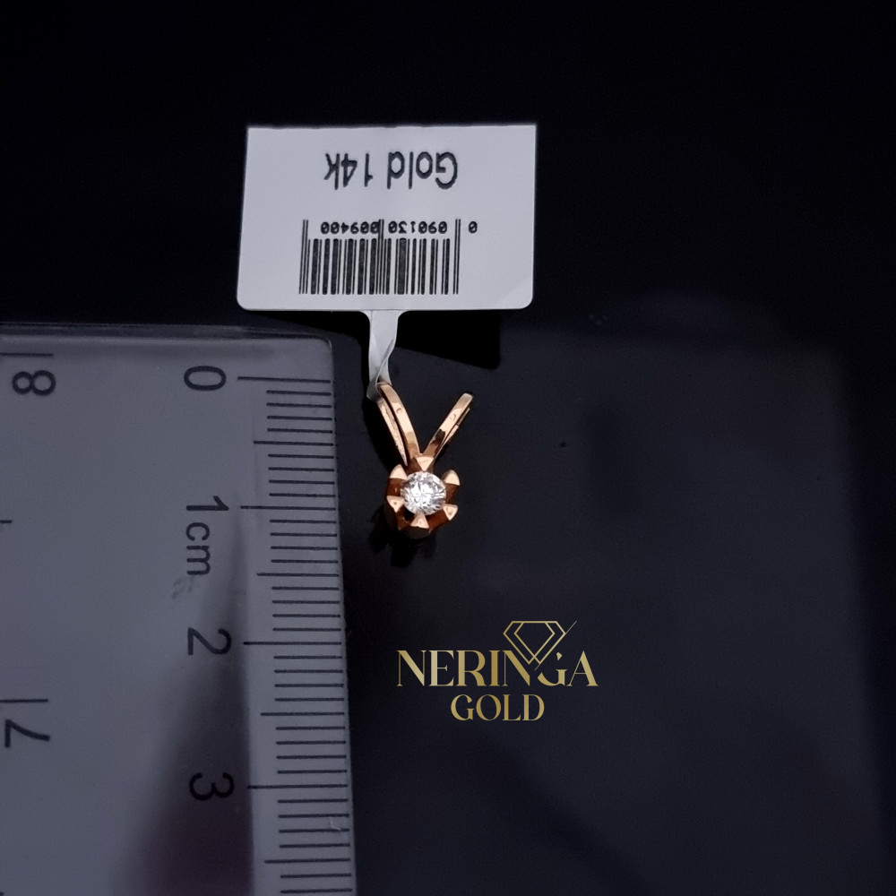 Rose gold pendant #68739