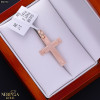 Rose gold cross pendant #68740