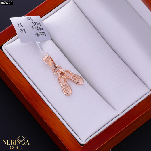 Rose gold pendant #68773