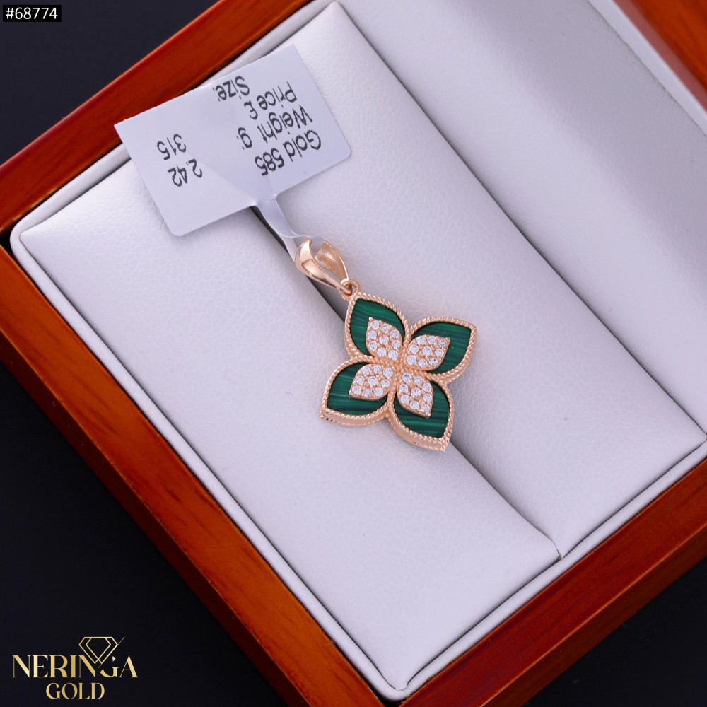 Rose gold pendant #68774