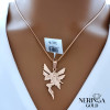 Rose gold angel pendant #69048