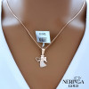 Rose gold angel pendant #69051