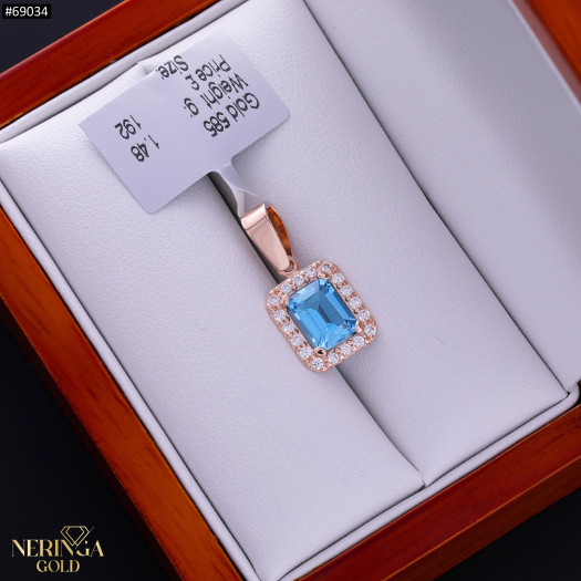 Rose gold pendant #69034