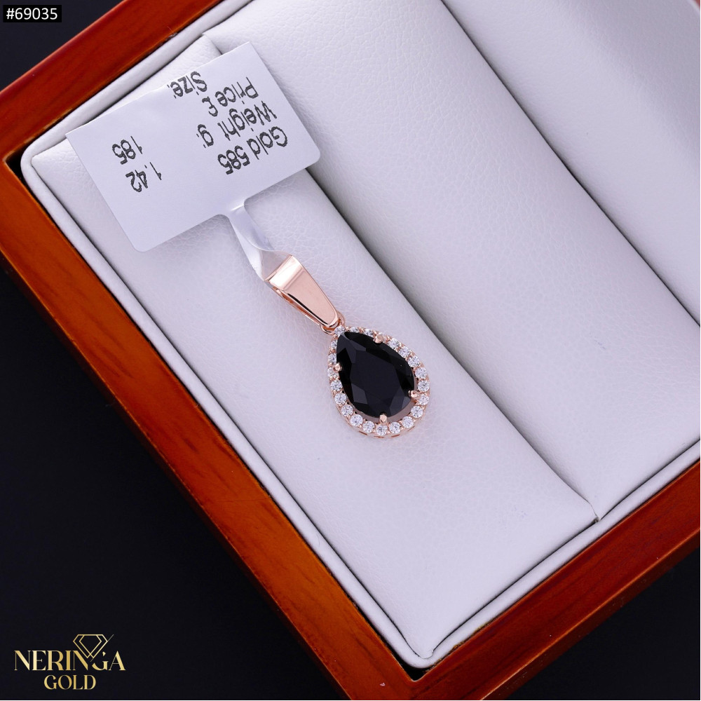 Rose gold pendant #69035