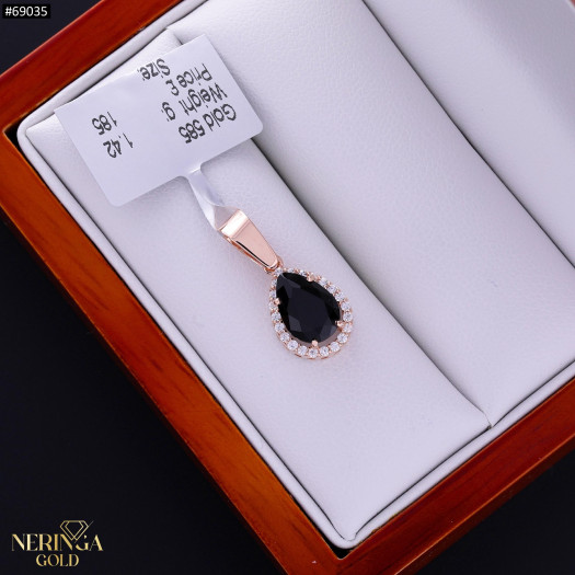 Rose gold pendant #69035