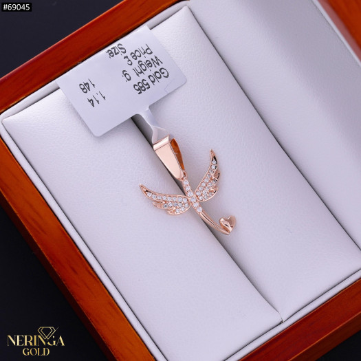 Rose gold pendant #69045