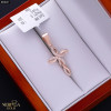 Rose gold cross pendant #69047