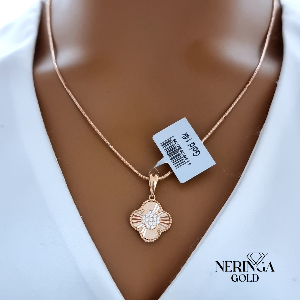 Rose gold pendant #69545