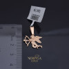 Rose gold angel pendant #69540