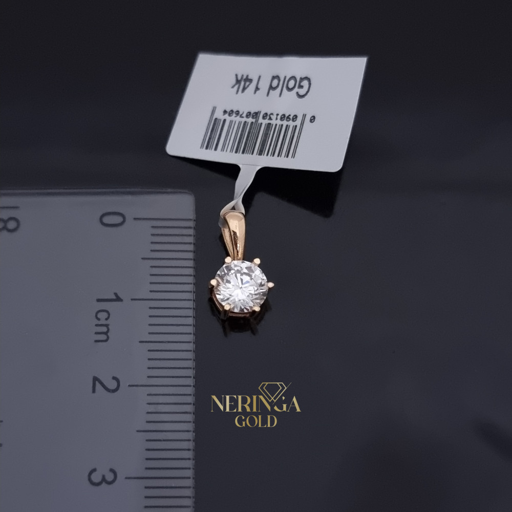 Rose gold pendant #69676