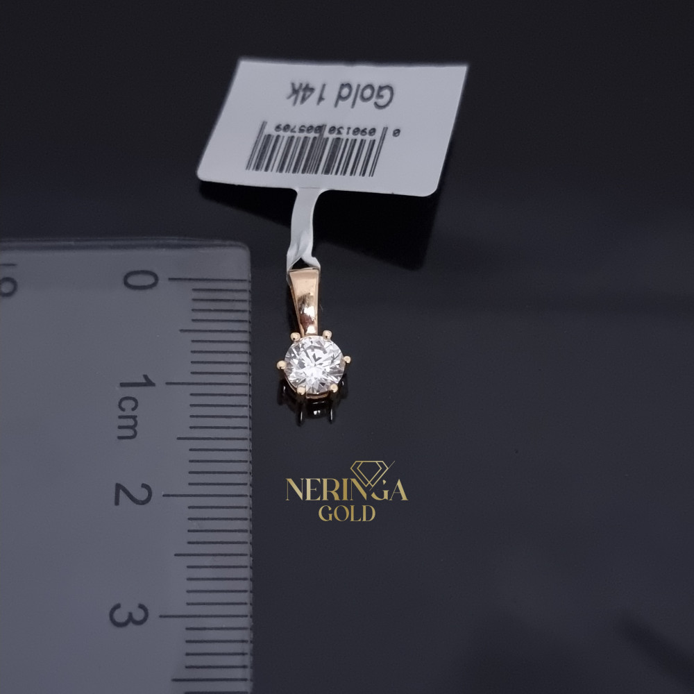 Rose gold pendant #69678