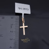 Rose gold cross pendant #69665