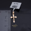 Rose gold cross pendant #69666