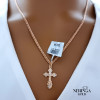 Rose gold cross pendant #69667