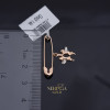 Rose gold clip and brooche #69687