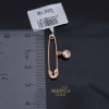 Rose gold clip and brooche #69689