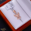 Rose gold angel pendant #69681