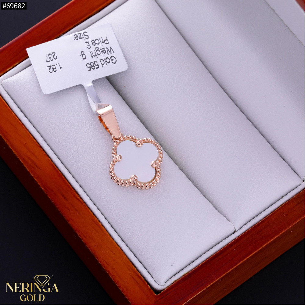 Rose gold pendant #69682