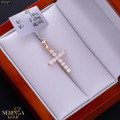Rose gold cross pendant #70197