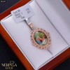 Rose gold icon pendant #66435