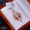 Rose gold icon pendant #66434