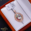 Rose gold icon pendant #66437