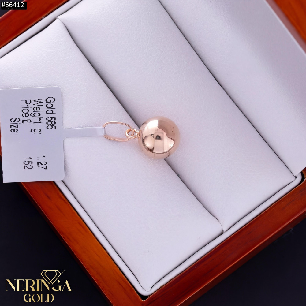 Rose gold pendant #66412