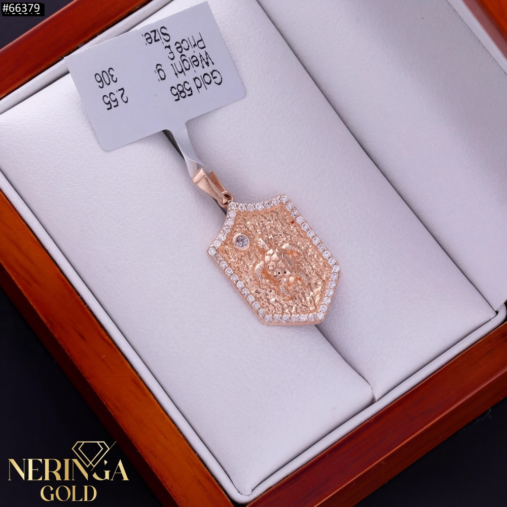 Rose gold pendant #66379