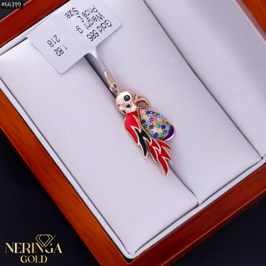 Rose gold pendant #66399