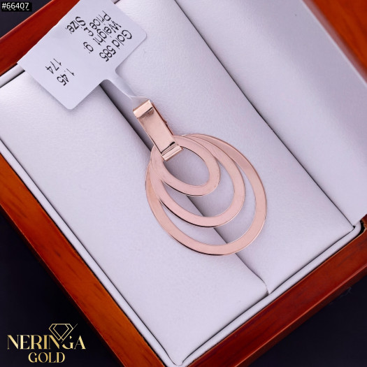 Rose gold pendant #66407