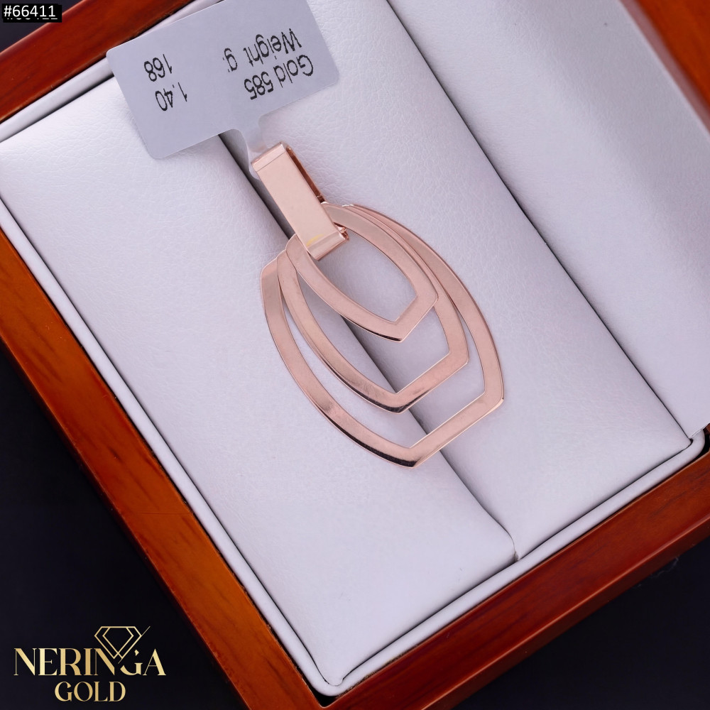 Rose gold pendant #66411