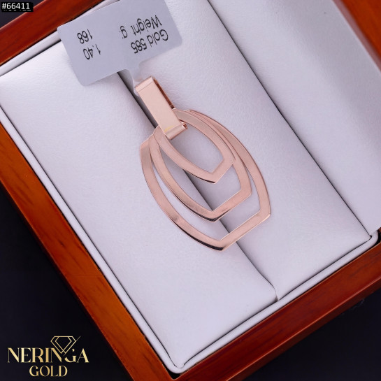 Rose gold pendant #66411