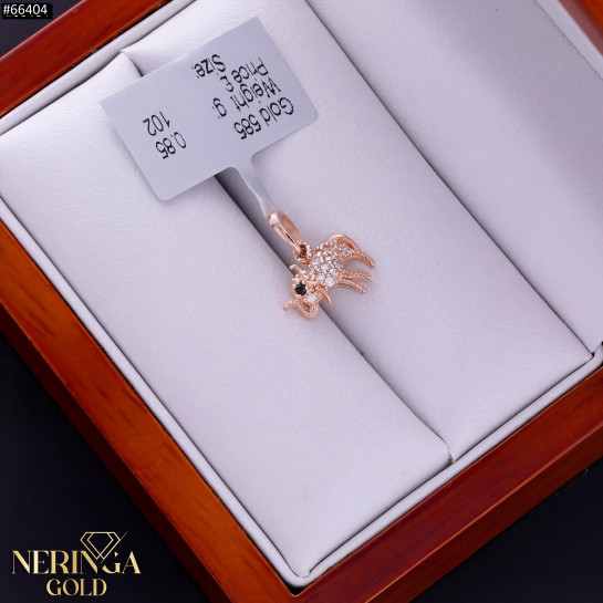 Rose gold pendant #66404
