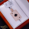 Rose gold pendant #66359