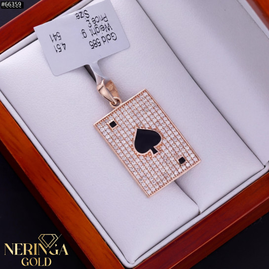 Rose gold pendant #66359