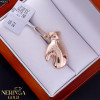 Rose gold pendant #66362