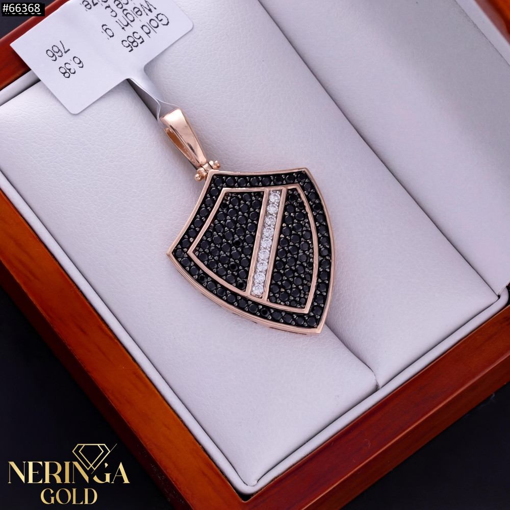 Rose gold pendant #66368