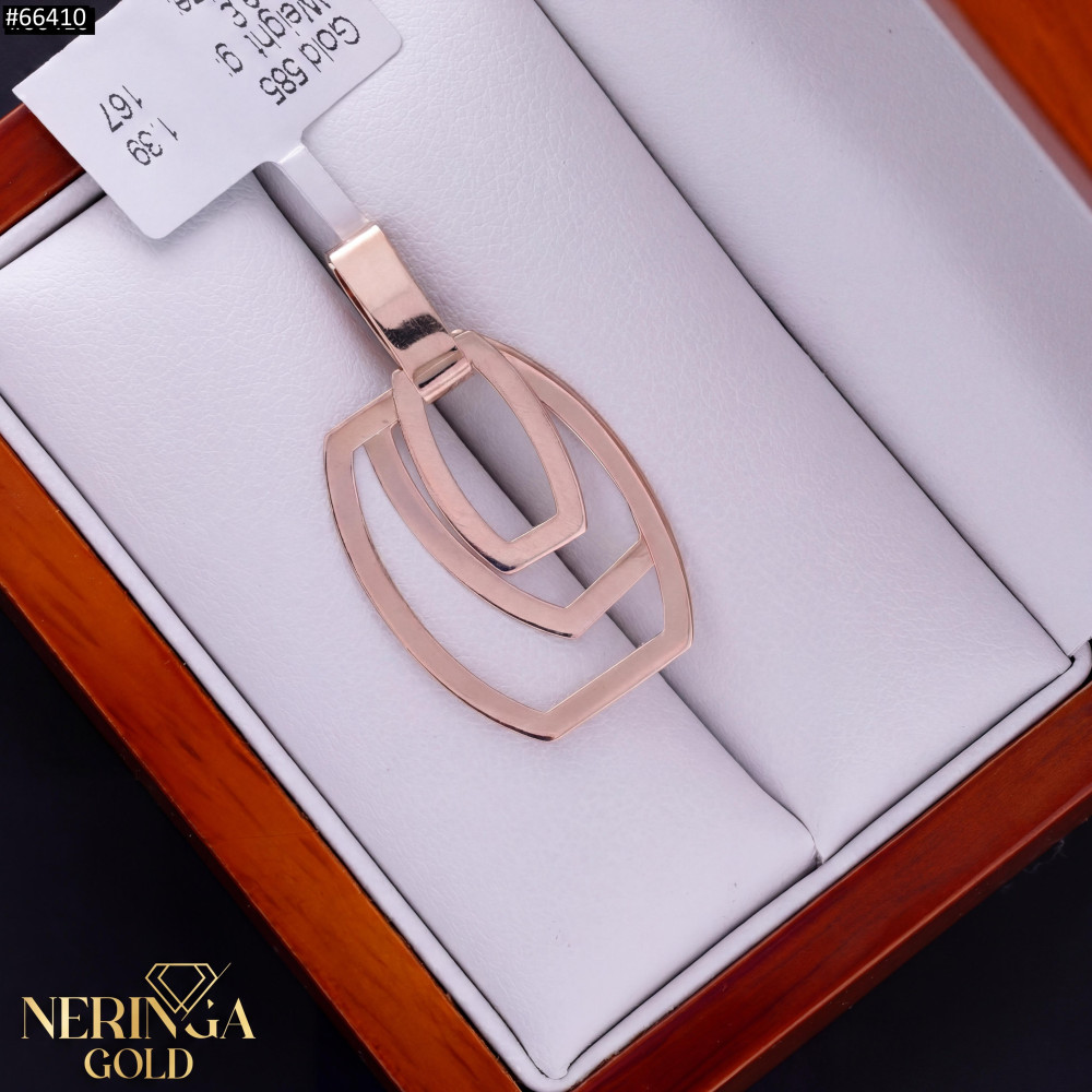 Rose gold pendant #66410