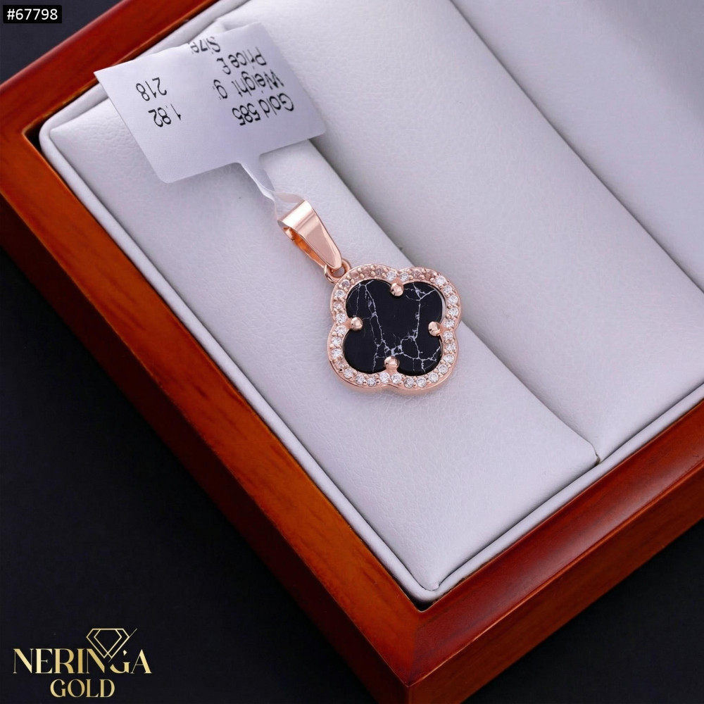 Rose gold pendant #67798