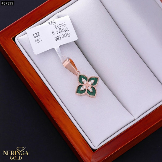 Rose gold pendant #67899