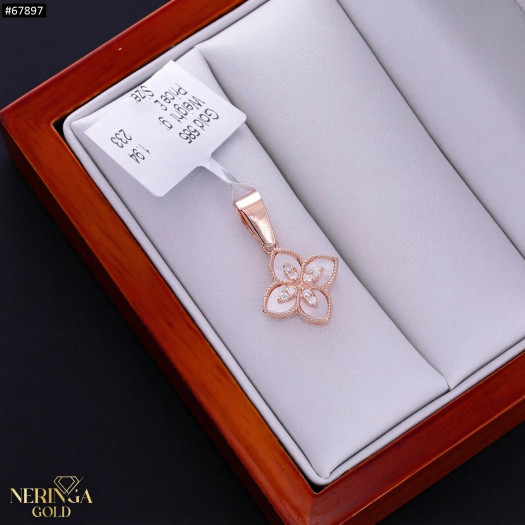 Rose gold pendant #67897