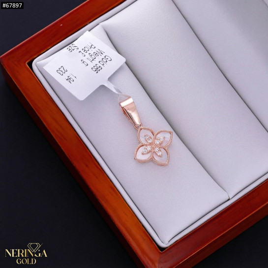 Rose gold pendant #67897